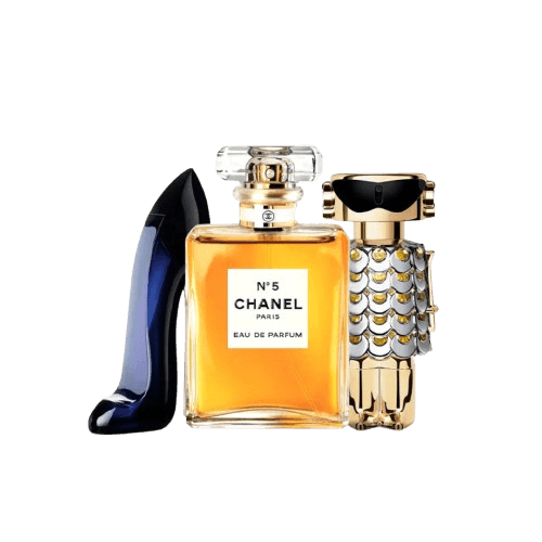 3-Piece Fragrance Set: Good Girl Carolina Herrera, Nº5 Chanel & Fame Paco Rabanne